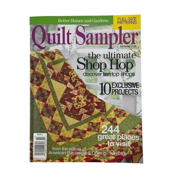 Better Homes & Gardens Quilt Sampler Magazines 2004/2005 Lot of 4 - Picture 5 of 6